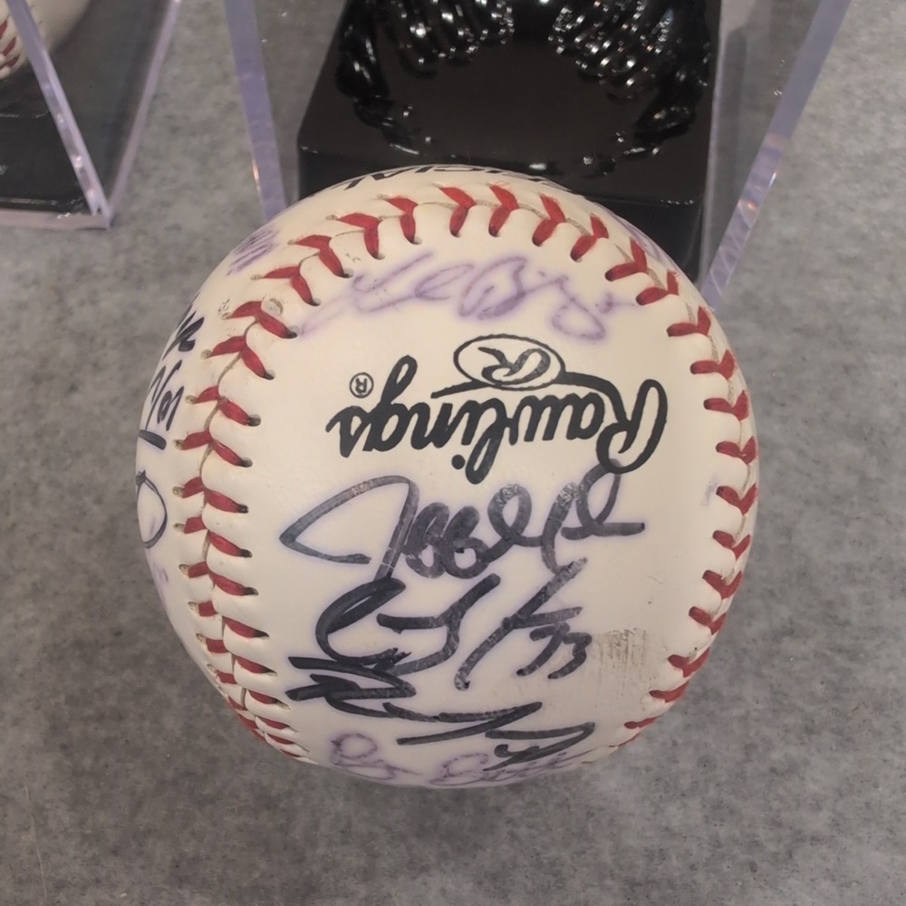 Lot of 3 Autographed Rawlings SEC Major‎ League Baseball Display Cases - Picture 7 of 10